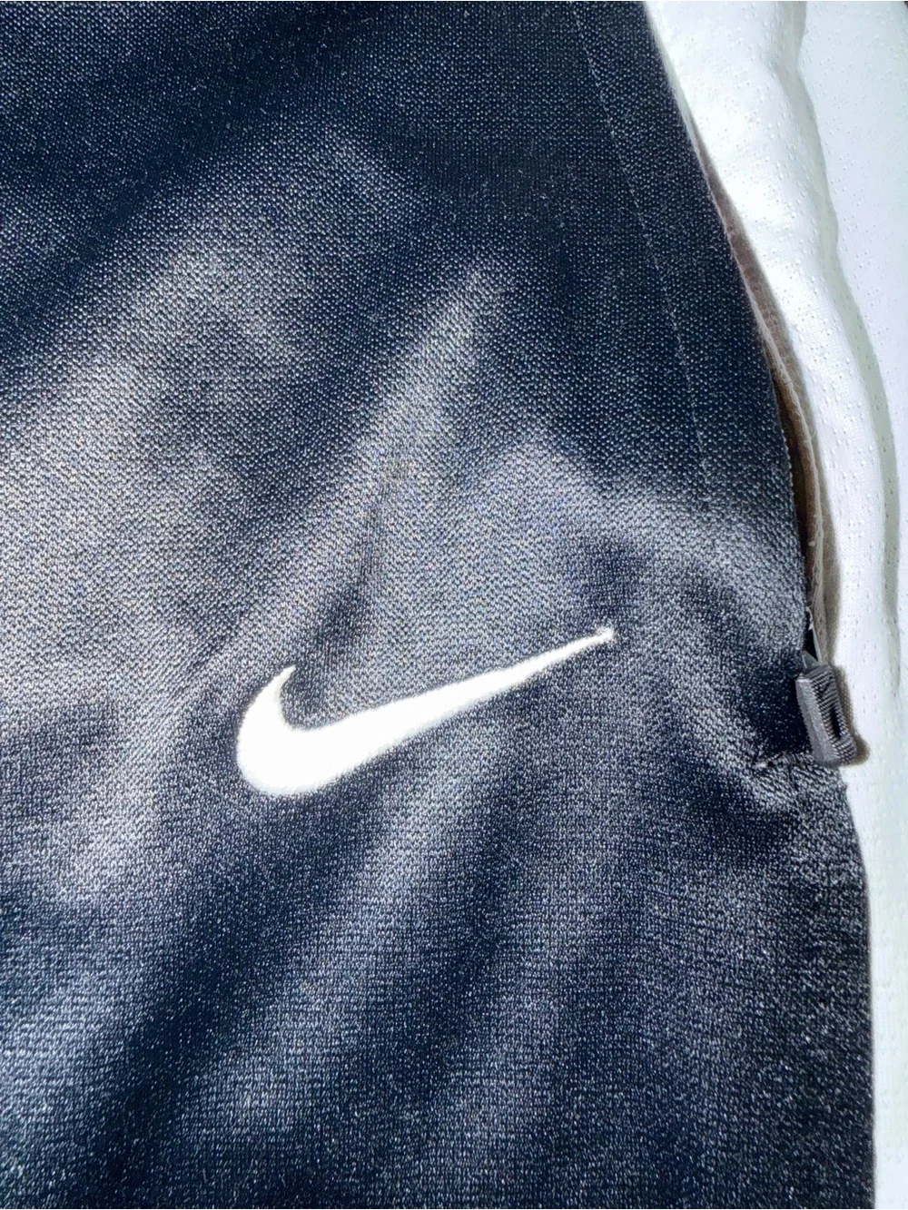 Nike Adult Black Joggers with White Side Stripes